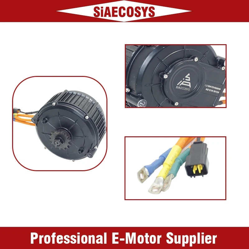 QSMOTOR QS165 V2 5000W 35H 72V - đánh giá và giá Mid Drive Motor Kit 72V 5000W